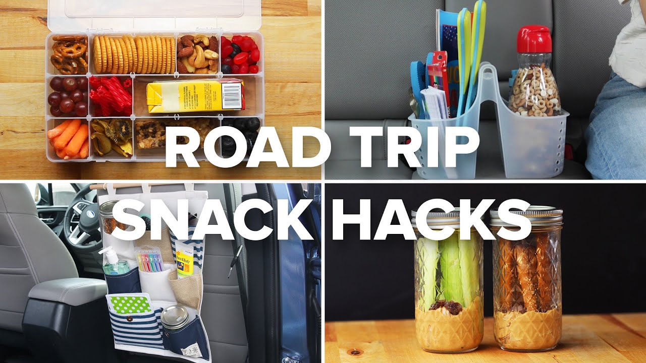 Snack Hacks To Make Road Trips A Breeze • Tasty • Healthy Road Trip Snacks to Keep You Going